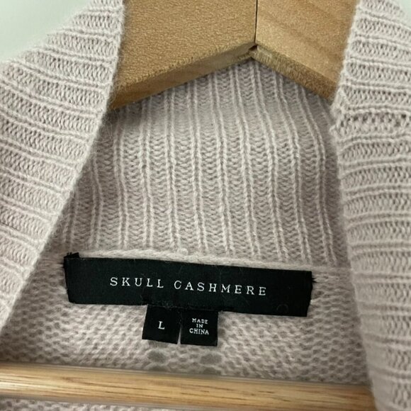Skull Cashmere Blush Pink Turtleneck Knit Sweater Size Large - Picture 3 of 7